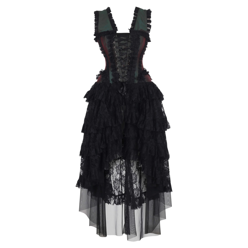 Attitude Corsets - Jerika Anastasia Inspired Rococo Langes Korsett Kleid - Mehrfarben